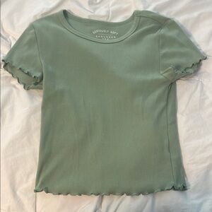 Aeropostale Seriously Soft Short Sleeve Tee - Sage Green